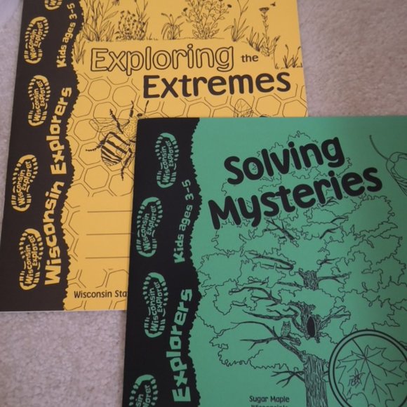 Kids Activity Books Ages 3-5 Ages 6-8 Ages 9+ Learn About Nature Wisconsin - Picture 2 of 8